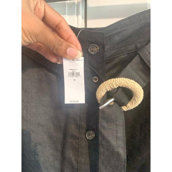 Women's Banana Republic Black Skirt Size 14 - Picture 4 of 4